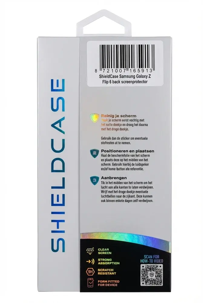 ShieldCase ShieldCase Protecteur d'écran Samsung Galaxy Z Flip 6 ShieldCase ShieldCase Protecteur d'écran Samsung Galaxy Z Flip 6