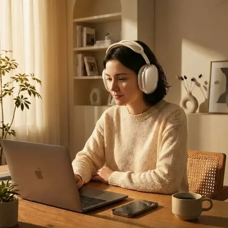 ShieldCase Ensemble de coussinets d'oreille et de coque en silicone ShieldCase pour AirPods Max (transparent)