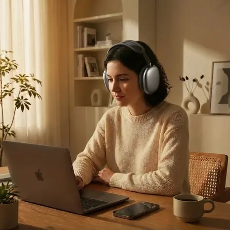 ShieldCaseÂ® Ensemble de coussinets d'oreille et étui en silicone ShieldCase pour AirPods Max (noir)