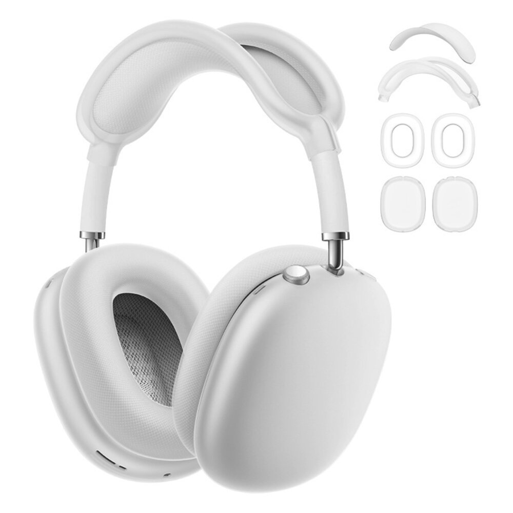 ShieldCase Étuis en silicone ShieldCase pour AirPods Max 2 - Ensemble 4 en 1 (transparent)