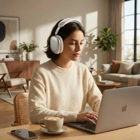 ShieldCaseÂ® Étuis en silicone ShieldCase pour AirPods Max 2 (étoiles scintillantes)