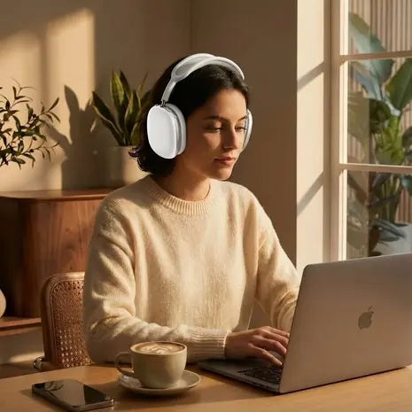 ShieldCaseÂ® Étuis en silicone ShieldCase pour AirPods Max 2 (blancs)