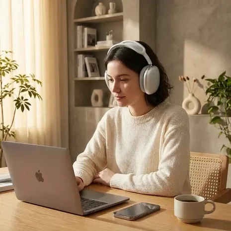 ShieldCaseÂ® Étuis en silicone ShieldCase pour AirPods Max 2 (blancs)