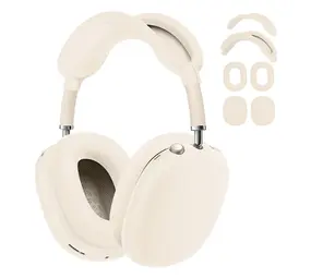 ShieldCaseÂ® Coques en silicone pour AirPods Max - Ensemble 4 en 1 (lumière étoilée)