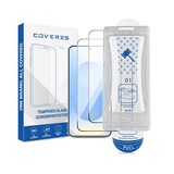 Coverzs Protection d'écran en verre trempé avec cadre pour Samsung Galaxy S26 (lot de 2)
