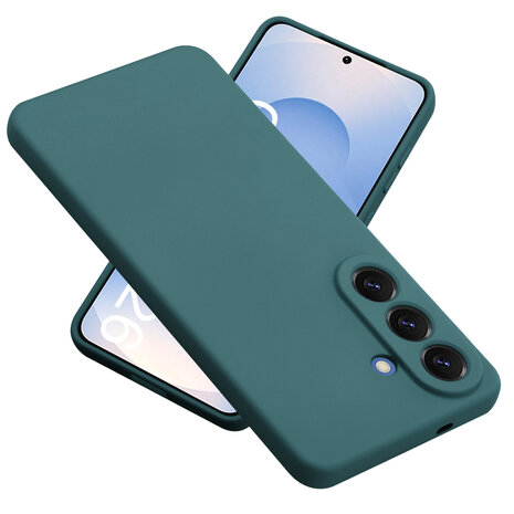 ShieldCase ShieldCase Samsung Galaxy S26 Coque en silicone (vert foncé)