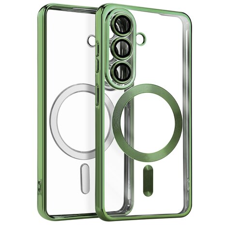 ShieldCase ShieldCase Samsung Galaxy S26 coque avec cache de caméra (vert foncé)