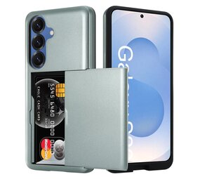 ShieldCase Samsung Galaxy S26 Coque porte-cartes coulissant (vert foncé)