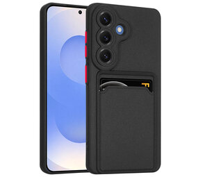 ShieldCase Samsung Galaxy S26 Coque porte cartes en silicone (noir)