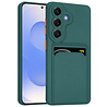 ShieldCase ShieldCase Samsung Galaxy S26 Coque porte cartes en silicone (vert foncé)