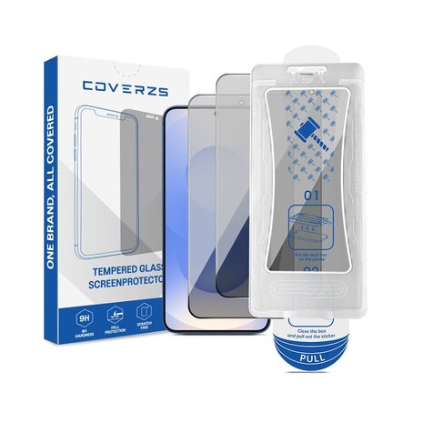 Coverzs Coverzs Protection d'écran en verre trempé avec cadre pour Samsung Galaxy S26 Plus (lot de 2)
