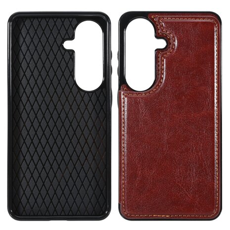 ShieldCase ShieldCase Samsung Galaxy S26 Plus Étui portefeuille (marron)