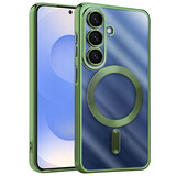 ShieldCase Samsung Galaxy S26 Plus coque avec cache de caméra (vert foncé)