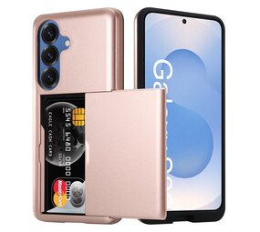 ShieldCase Samsung Galaxy S26 Plus Coque porte-cartes coulissant (or rose)