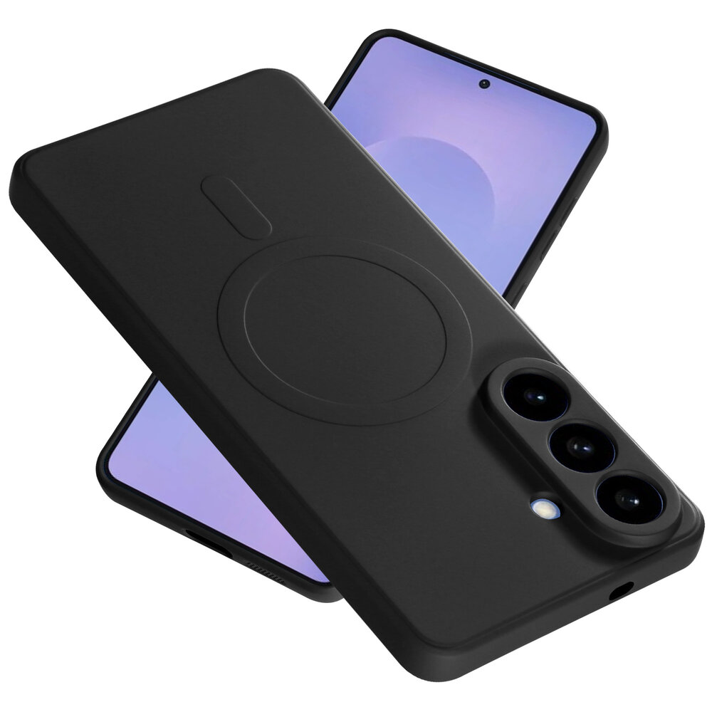 ShieldCase ShieldCase Samsung Galaxy S26 Plus Coque arrière en silicone avec MagSafe (noir) ShieldCase ShieldCase Samsung Galaxy S26 Plus Coque arrière en silicone avec MagSafe (noir)