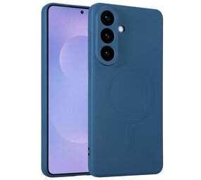 ShieldCase Samsung Galaxy S26 Plus Coque arrière en silicone avec MagSafe (bleu foncé)