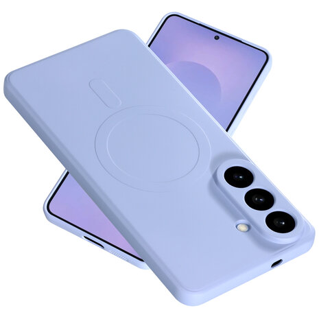 ShieldCase ShieldCase Samsung Galaxy S26 Plus Coque arrière en silicone avec MagSafe (violet)