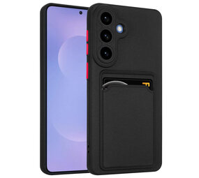 ShieldCase Samsung Galaxy S26 Plus Coque porte cartes en silicone (noir)