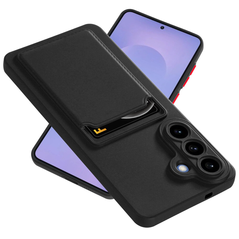 ShieldCase ShieldCase Samsung Galaxy S26 Plus Coque porte cartes en silicone (noir)