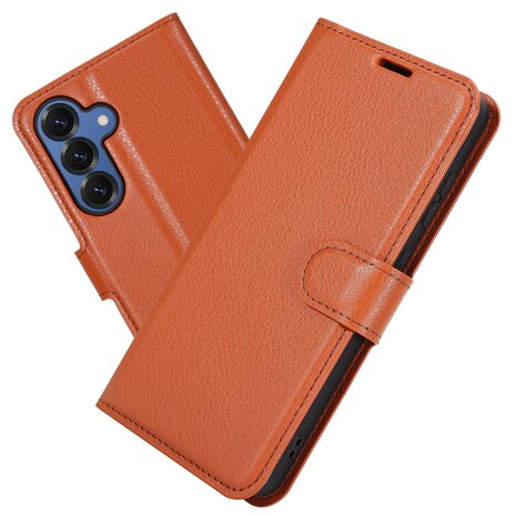 ShieldCase ShieldCase Samsung Galaxy S26 Plus Étui bibliothèque (marron)