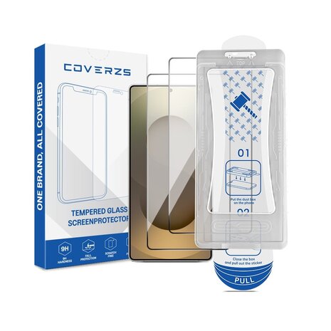 Coverzs Coverzs Protection d'écran en verre trempé avec cadre pour Samsung Galaxy S26 Ultra (lot de 2)