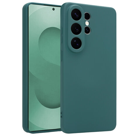 ShieldCase ShieldCase Samsung Galaxy S26 Ultra Coque en silicone (vert foncé)