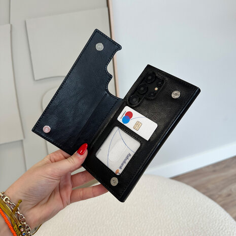 ShieldCase ShieldCase Samsung Galaxy S26 Ultra Étui portefeuille (noir)