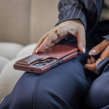 ShieldCase ShieldCase Samsung Galaxy S26 Ultra Étui portefeuille (marron)