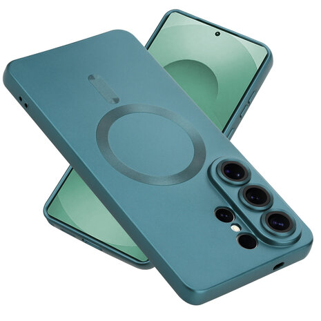 ShieldCase ShieldCase Samsung Galaxy S26 Ultra coque MagSafe avec cache de caméra (vert foncé)