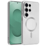 ShieldCase Samsung Galaxy S26 Ultra coque MagSafe avec cache de caméra (argent)