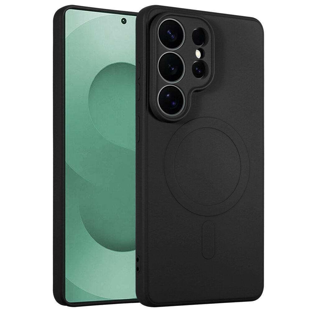 ShieldCase ShieldCase Samsung Galaxy S26 Ultra Coque arrière en silicone avec MagSafe (noir)