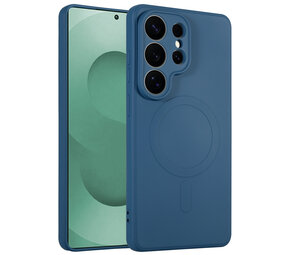 ShieldCase Samsung Galaxy S26 Ultra Coque arrière en silicone avec MagSafe (bleu foncé)