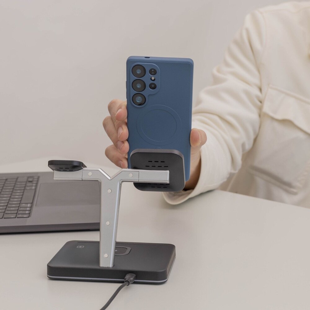 ShieldCase ShieldCase Samsung Galaxy S26 Ultra Coque arrière en silicone avec MagSafe (bleu foncé)