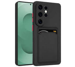 ShieldCase Samsung Galaxy S26 Ultra Coque porte cartes en silicone (noir)