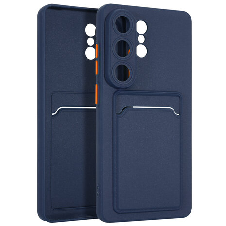 ShieldCase ShieldCase Samsung Galaxy S26 Ultra Coque porte cartes en silicone (bleu foncé)