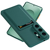 ShieldCase ShieldCase Samsung Galaxy S26 Ultra Coque porte cartes en silicone (vert foncé)