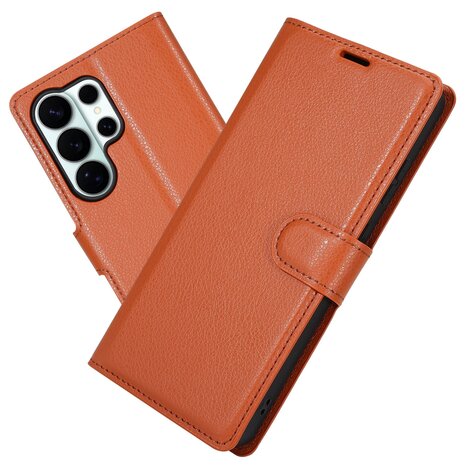 ShieldCase ShieldCase Samsung Galaxy S26 Ultra Étui bibliothèque (marron)