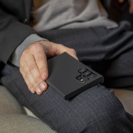 Ceezs Ceezs Samsung Galaxy S26 Ultra Étui en silicone (noir)