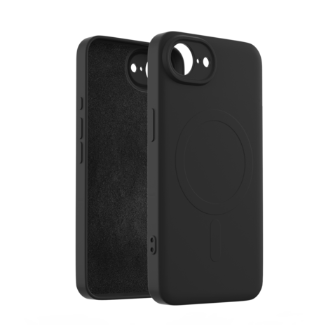 ShieldCase ShieldCase Coque arrière MagSafe en silicone iPhone 17e (noir) ShieldCase ShieldCase Coque arrière MagSafe en silicone iPhone 17e (noir)