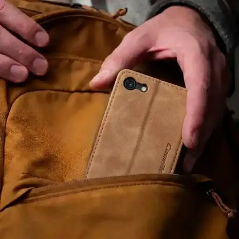 ShieldCase ShieldCase Étui de télephone de luxe iPhone SE 2020 (marron)