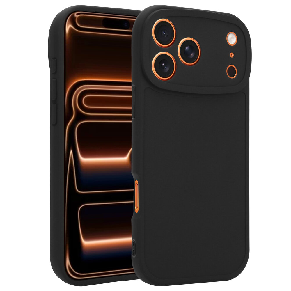 Ceezs Coque Ceezs en silicone TPU pour iPhone 18 Pro Max (noir)