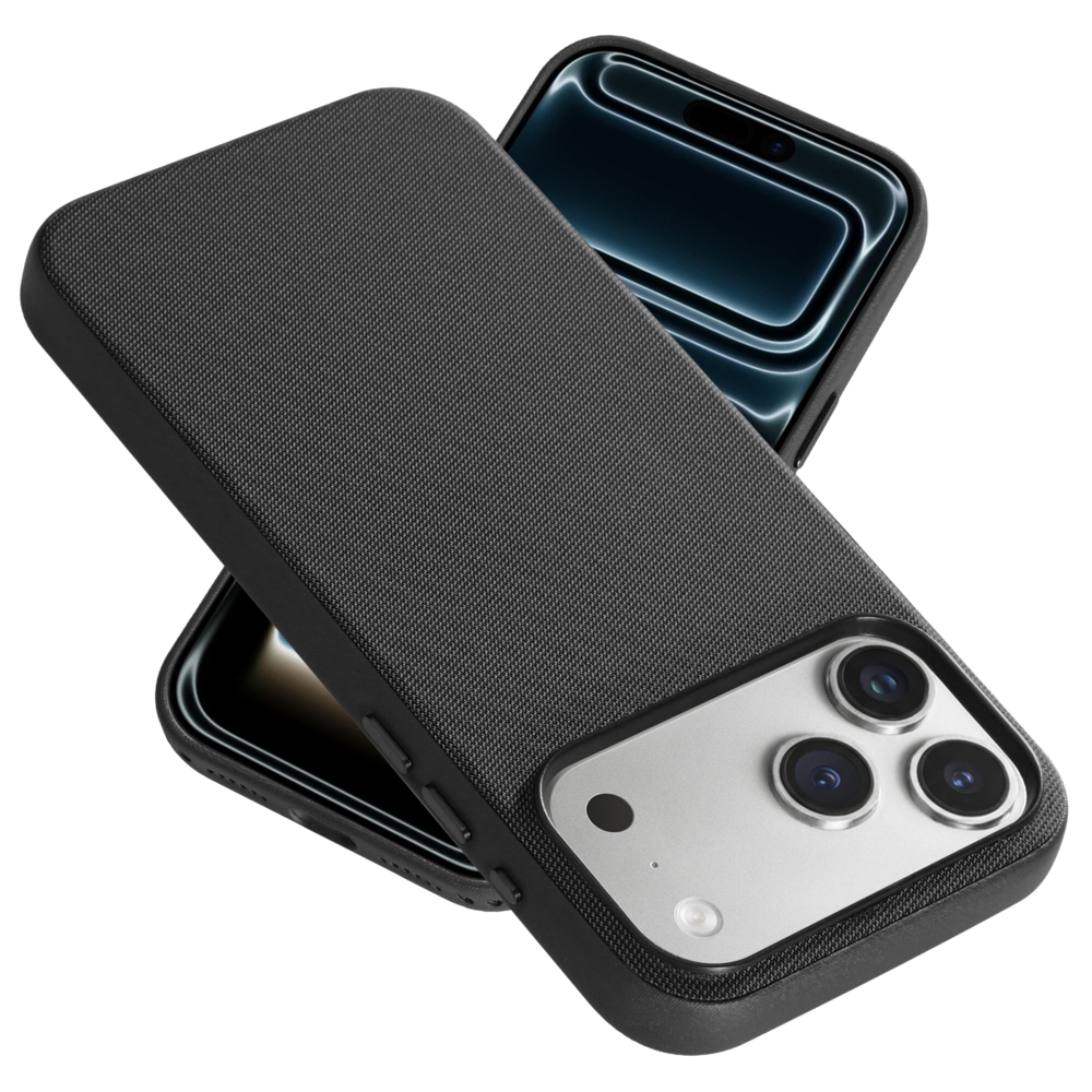 Coverzs Coque tissée Coverzs MagSafe pour iPhone 18 Pro (noir) Coverzs Coque tissée Coverzs MagSafe pour iPhone 18 Pro (noir)