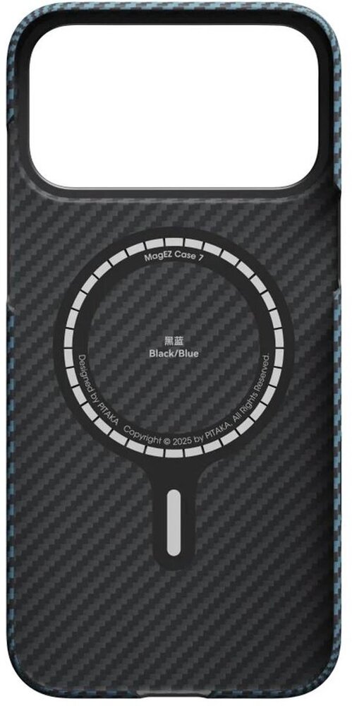Pitaka Coque Pitaka Ultra Slim MagSafe Max pour iPhone 18 Pro (bleu)