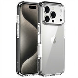 Coverzs Coque antichoc transparente pour iPhone 18 Pro Max (noir)