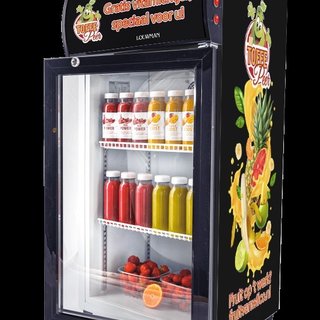 Wilco de Toffe Peer Schoolfruit Fruitkoelkast met glasdeur