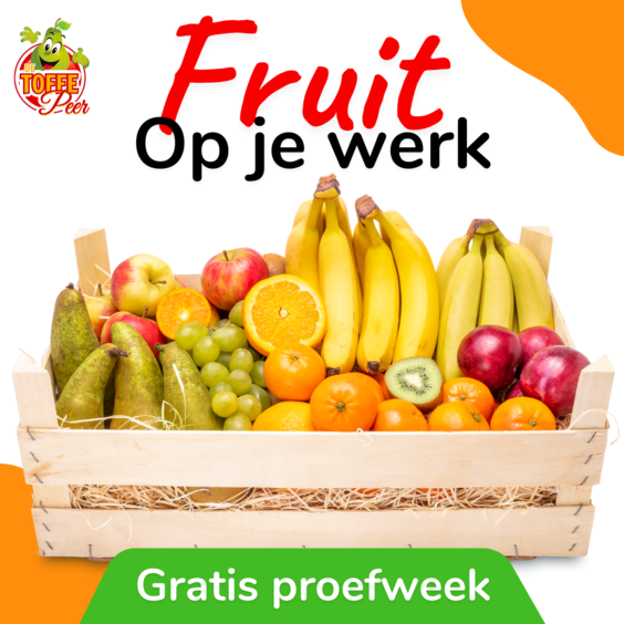 Wilco de Toffe Peer Werkfruit Fruitkist 'De Peer' voor 10 personen prijs per week