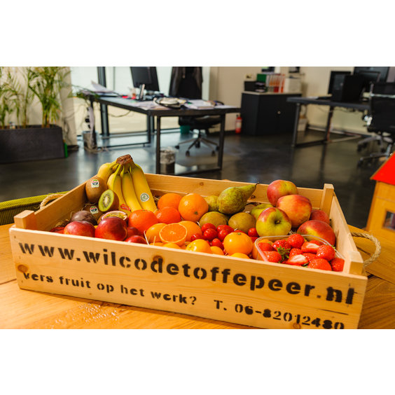 Wilco de Toffe Peer Werkfruit kist 'De Toffe Peer XL' voor 40 personen  prijs per week