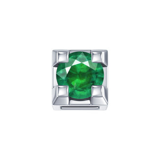 Elements by DonnaOro DCHE3312 Witgoud met Emerald 0.02ct Element
