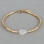 21220 Armband JEH  Zilver LIMITED Goldfilled Maansteen