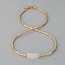 21221 Collier JEH Zilver LIMITED Goldfilled Maansteen